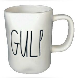 Rae Dunn White Mug- Gulp